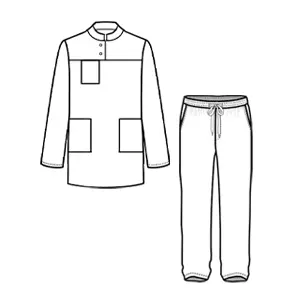 Tesettür Scrubs Takım