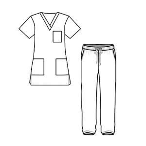 Tunik Scrubs Takım