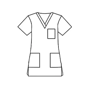 Tunik Scrubs Üst