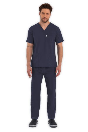 LAME Uniform Erkek Scrubs Takım – Antrasit