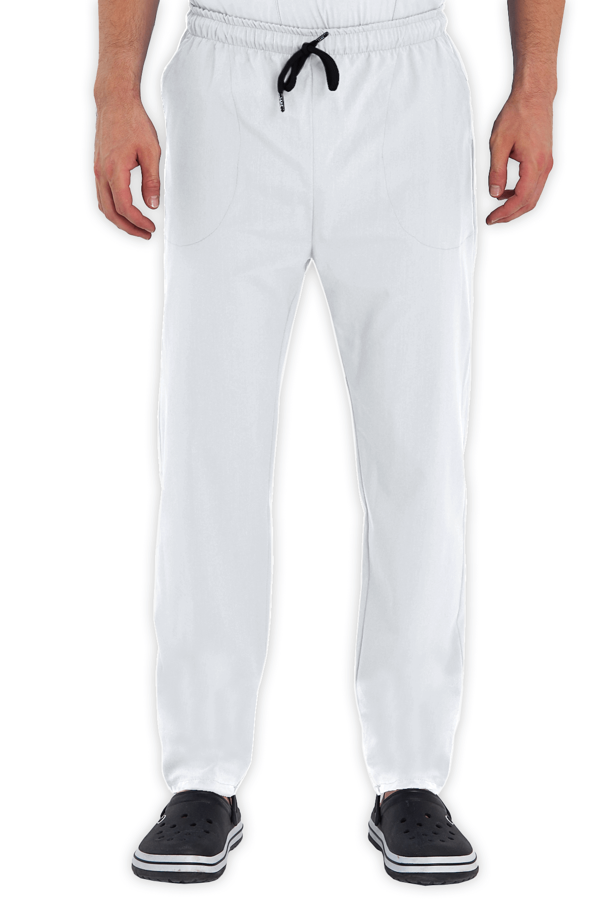 LAME Uniform Erkek Scrubs Takım – Beyaz