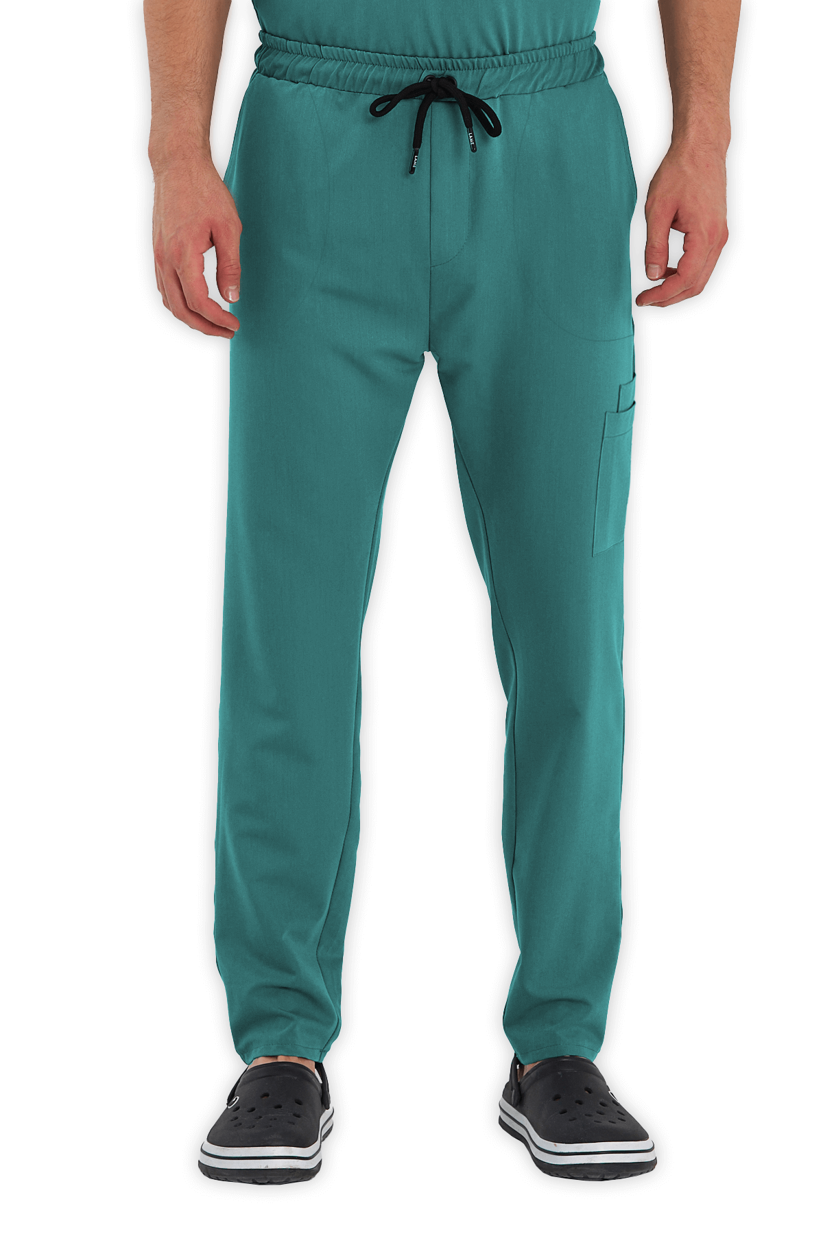 LAME Uniform Erkek Scrubs Pantolon Kargo Cepli – Cerrahi Yeşil