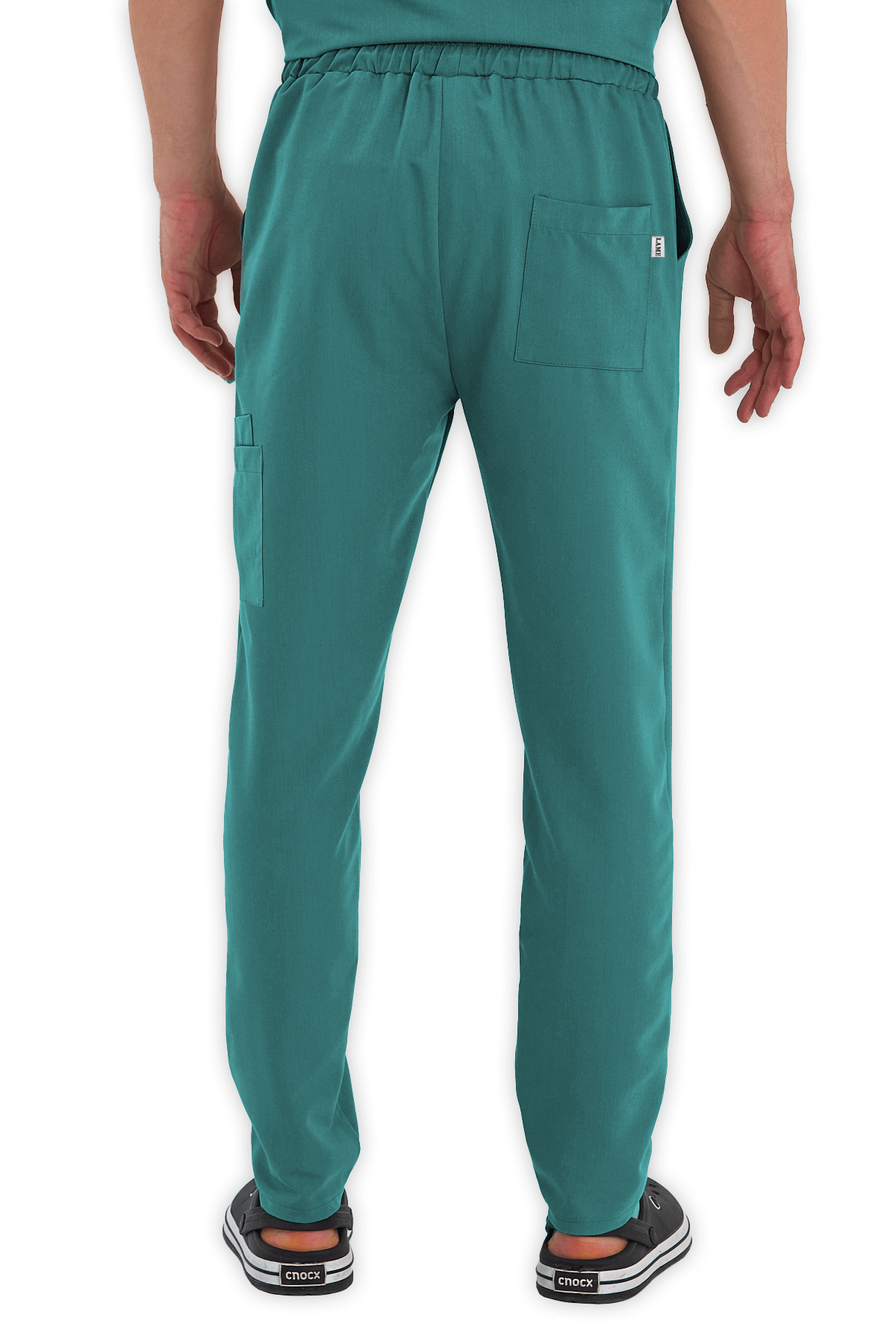 LAME Uniform Erkek Scrubs Pantolon Kargo Cepli – Cerrahi Yeşil