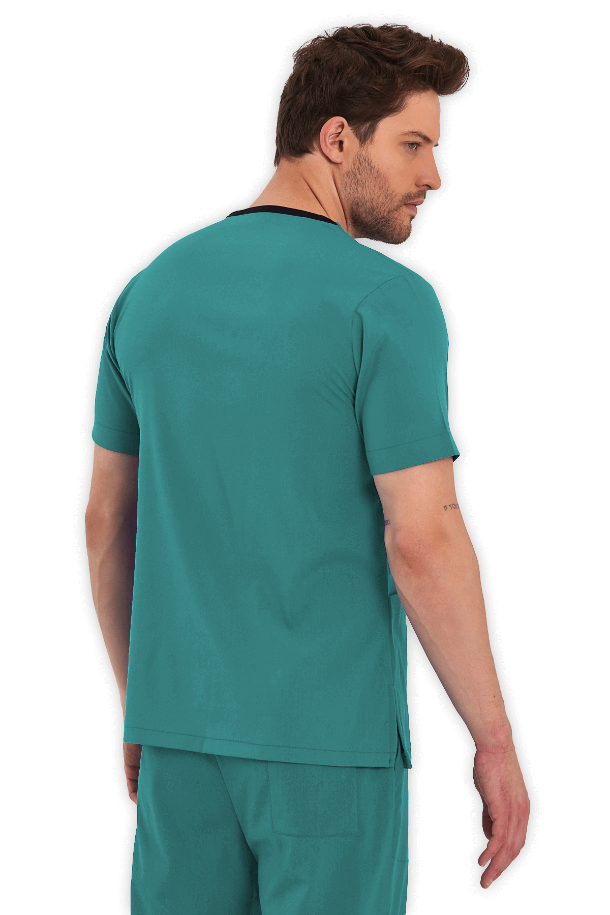 LAME Uniform Erkek Scrubs Takım – Cerrahi Yeşil