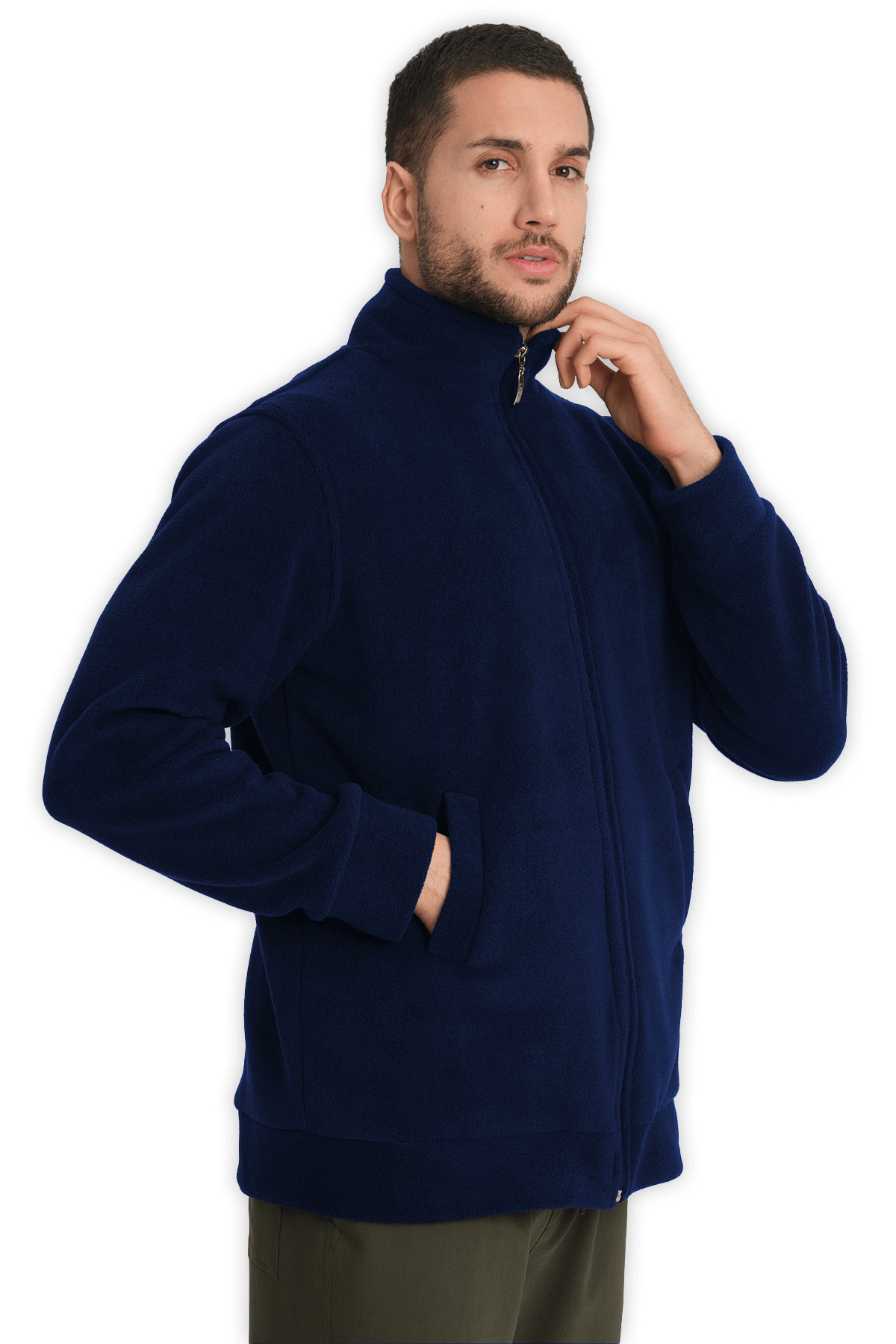 LAME Uniform Erkek Polar Ceket – Lacivert