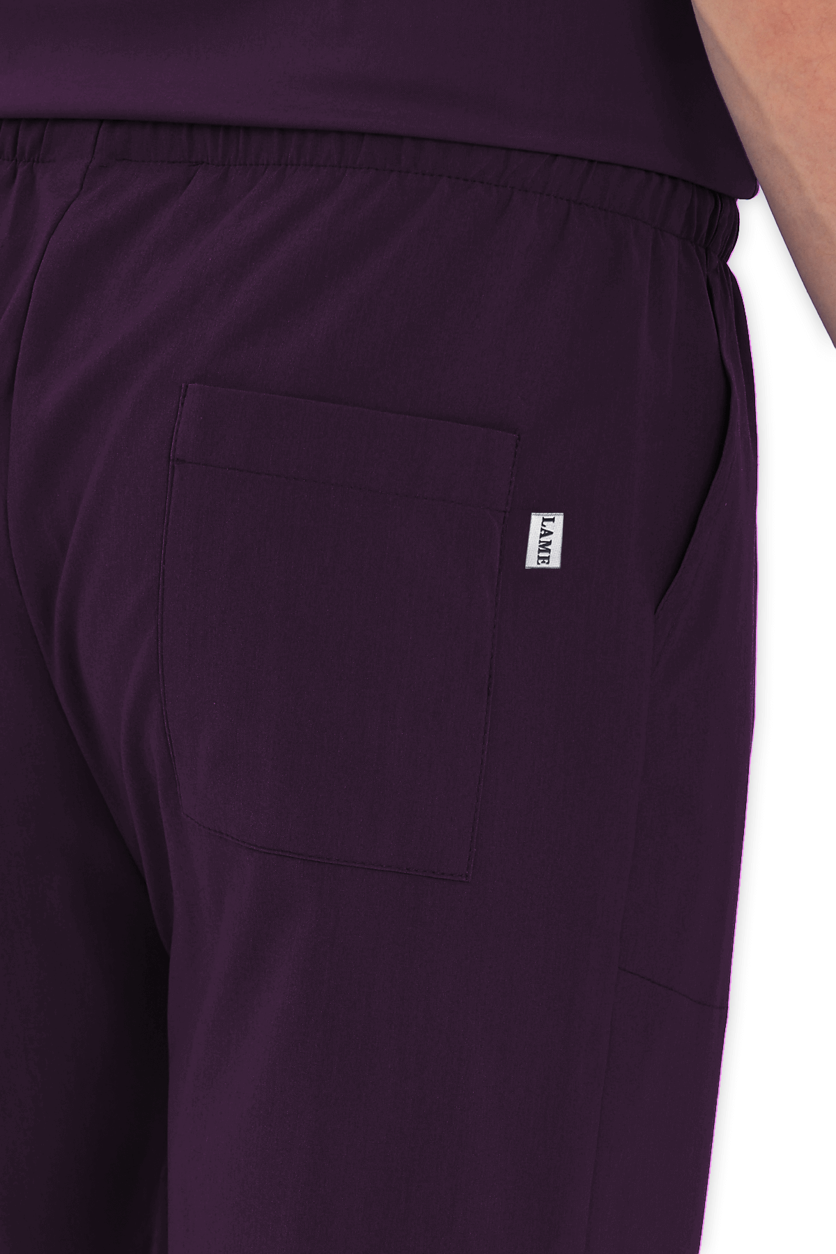 LAME Uniform Erkek Scrubs Pantolon – Mürdüm