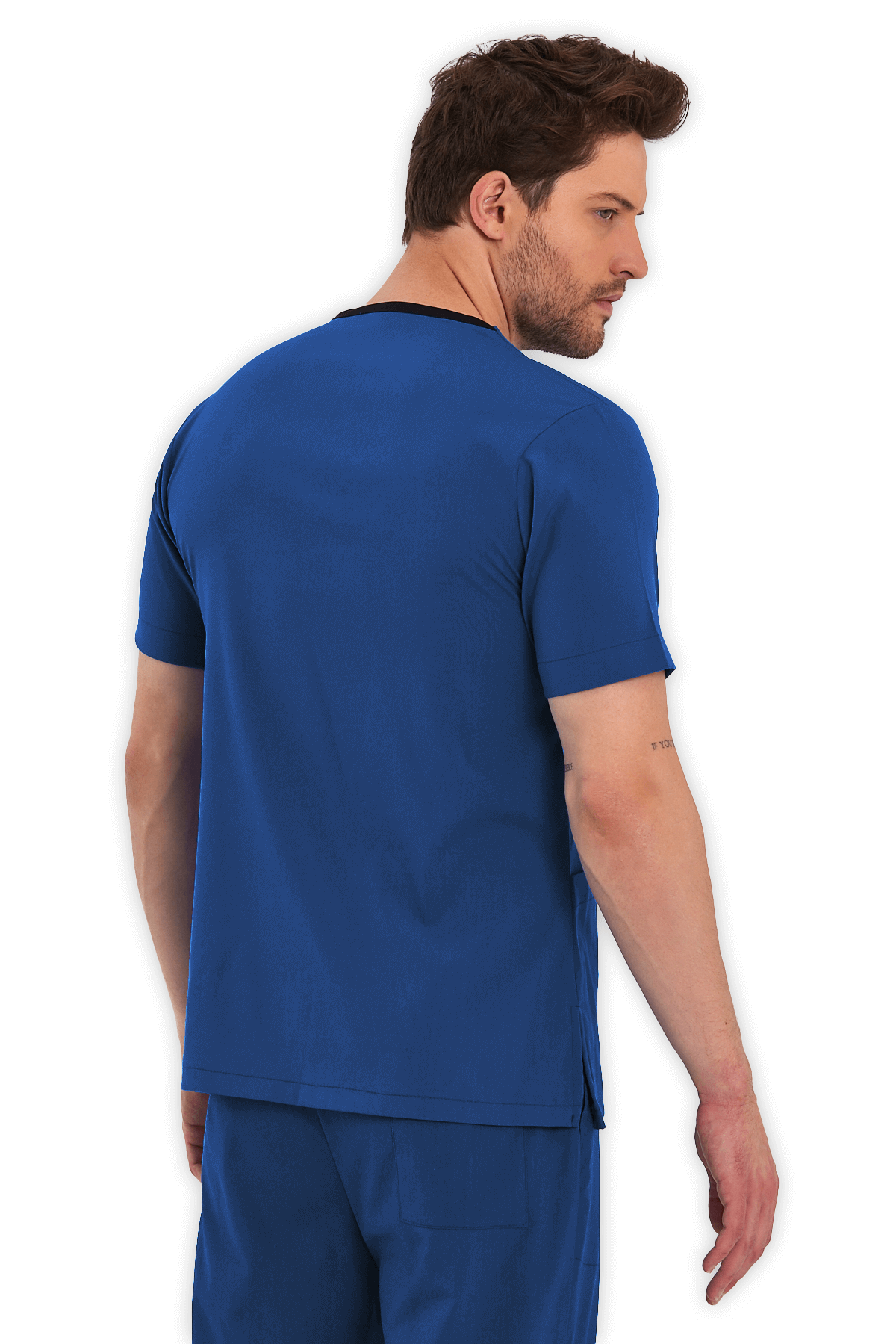 LAME Uniform Erkek Scrubs Takım – Petrol Mavisi