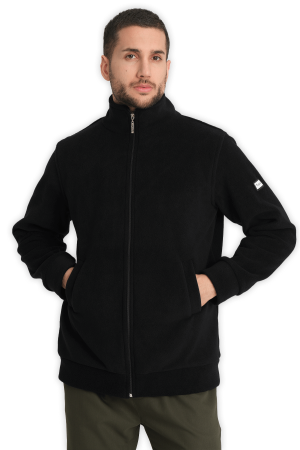 LAME Uniform Erkek Polar Ceket – Siyah