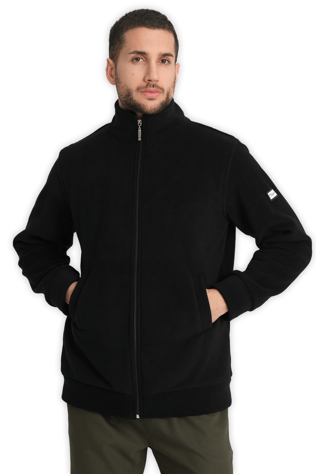 LAME Uniform Erkek Polar Ceket – Siyah