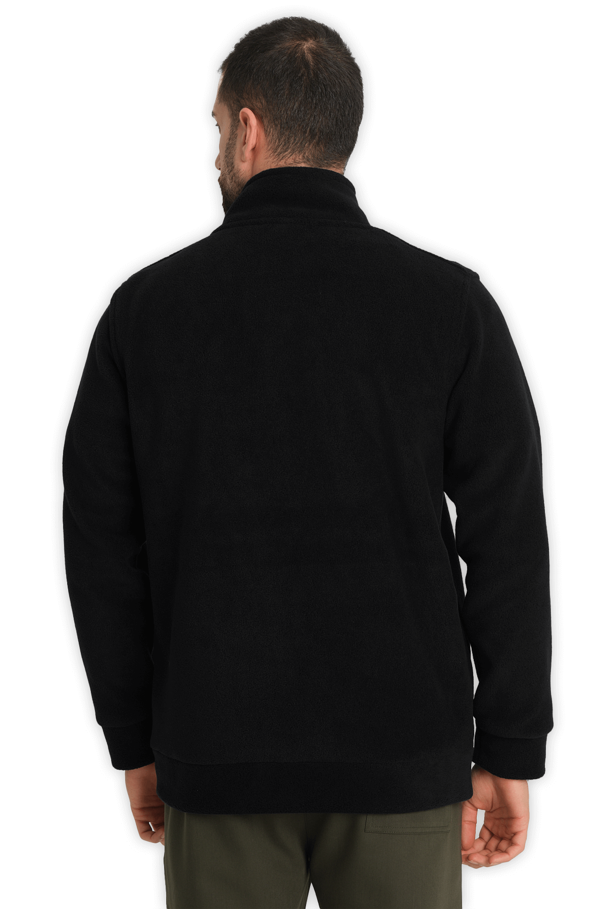 LAME Uniform Erkek Polar Ceket – Siyah