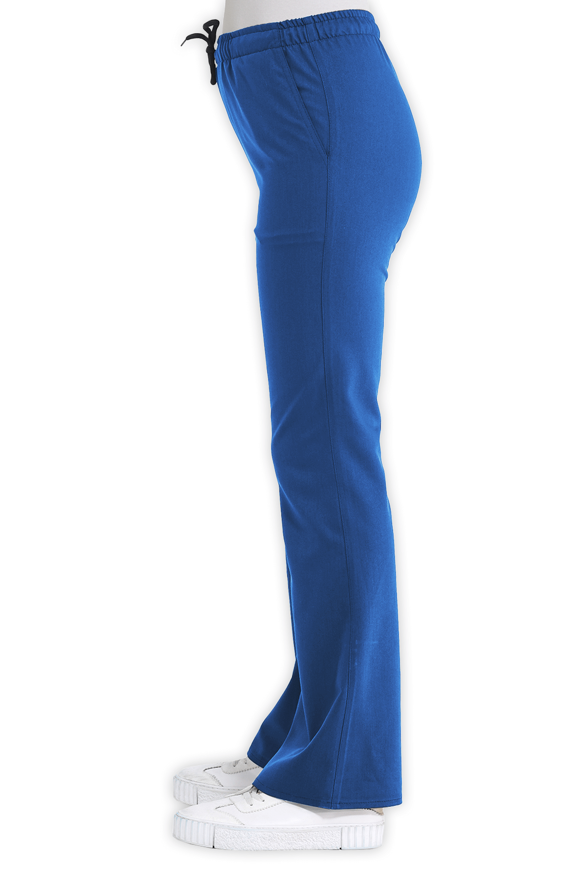 LAME Uniform Kadın Scrubs Pantolon İspanyol Paça – Petrol Mavisi
