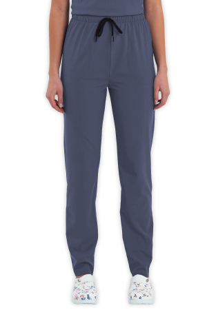 LAME Uniform Kadın Scrubs Pantolon – Açık Gri
