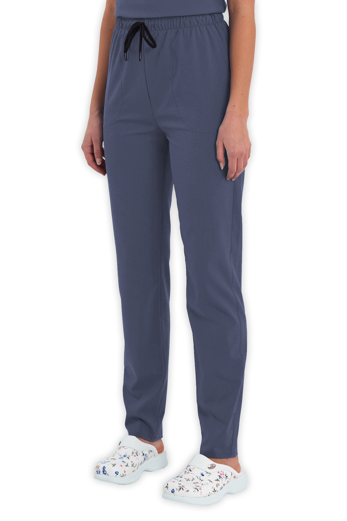 LAME Uniform Kadın Scrubs Pantolon – Açık Gri