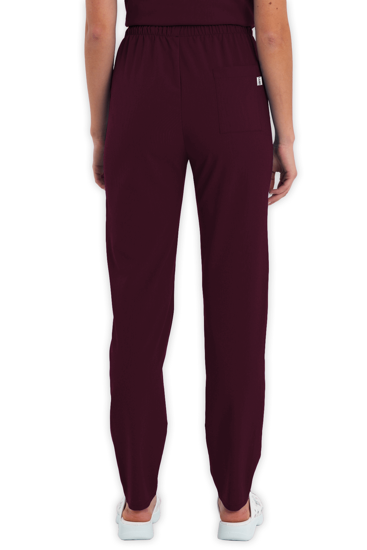 LAME Uniform Kadın Scrubs Pantolon – Bordo