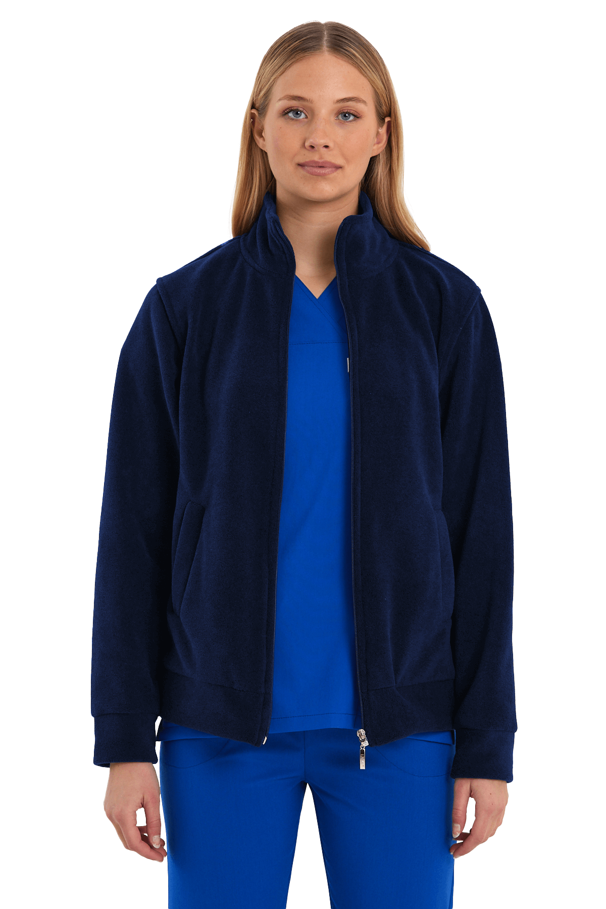 LAME Uniform Kadın Polar Ceket – Lacivert