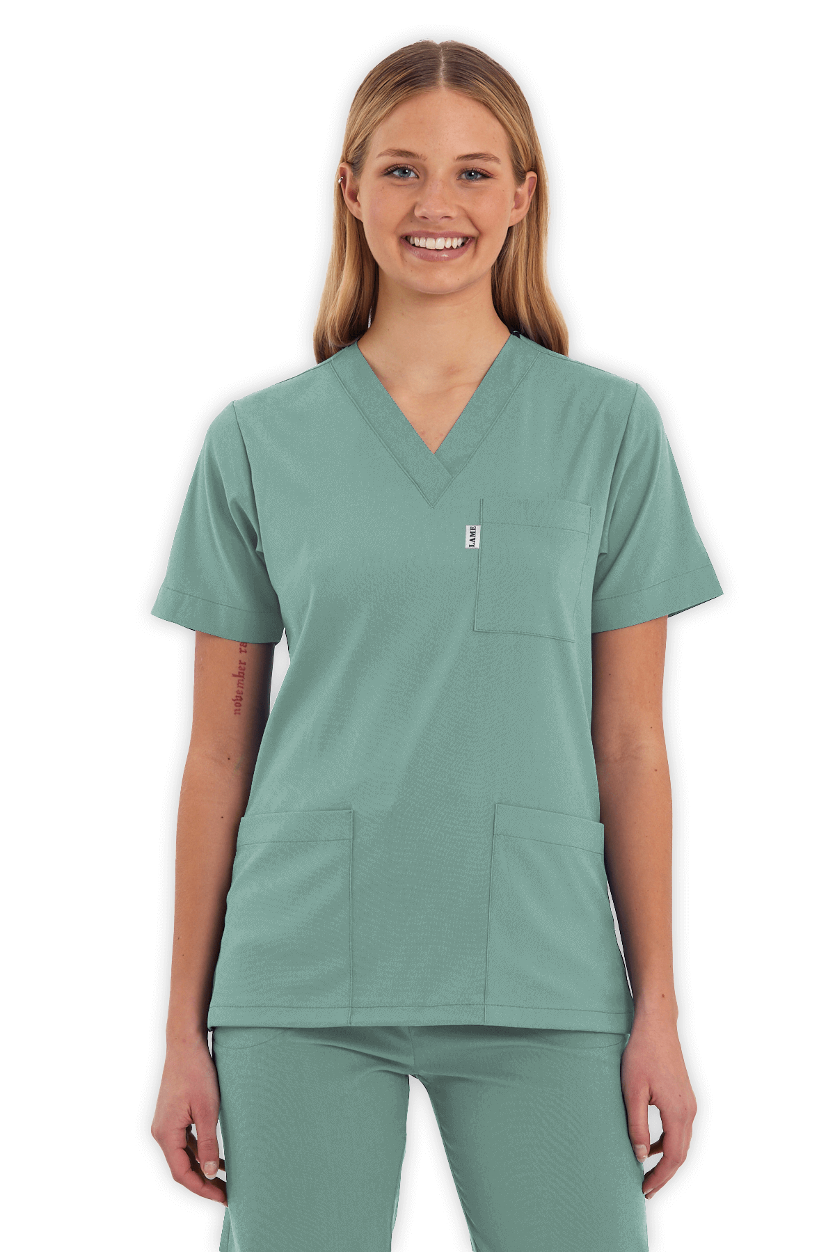LAME Uniform Kadın Scrubs Takım – Mint Yeşili
