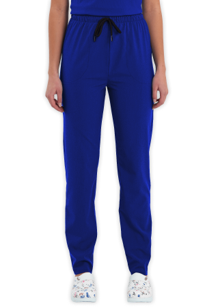 LAME Uniform Kadın Scrubs Pantolon – Saks Mavisi