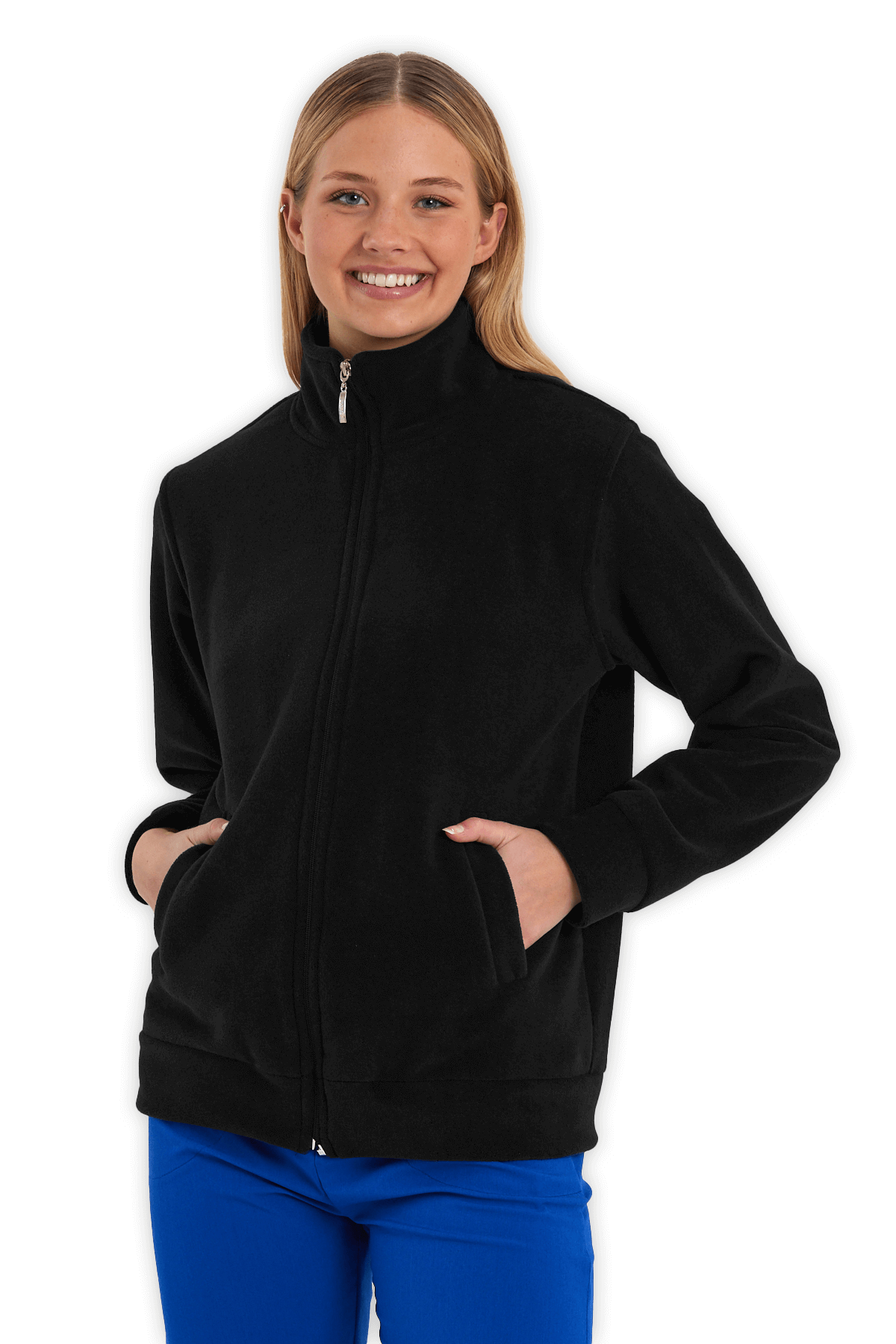 LAME Uniform Kadın Polar Ceket – Siyah