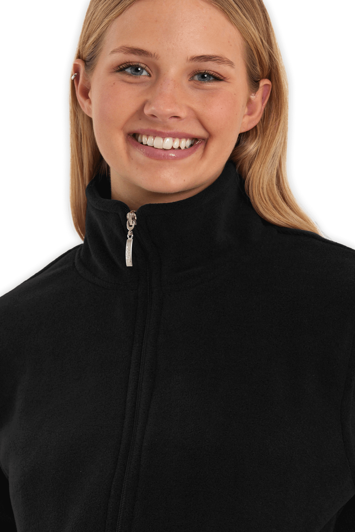 LAME Uniform Kadın Polar Ceket – Siyah