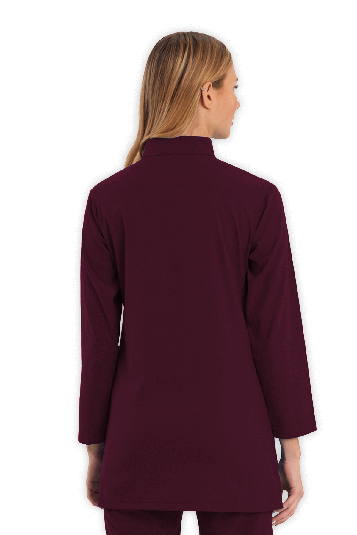 LAME Uniform Tesettür Scrubs Takım – Bordo
