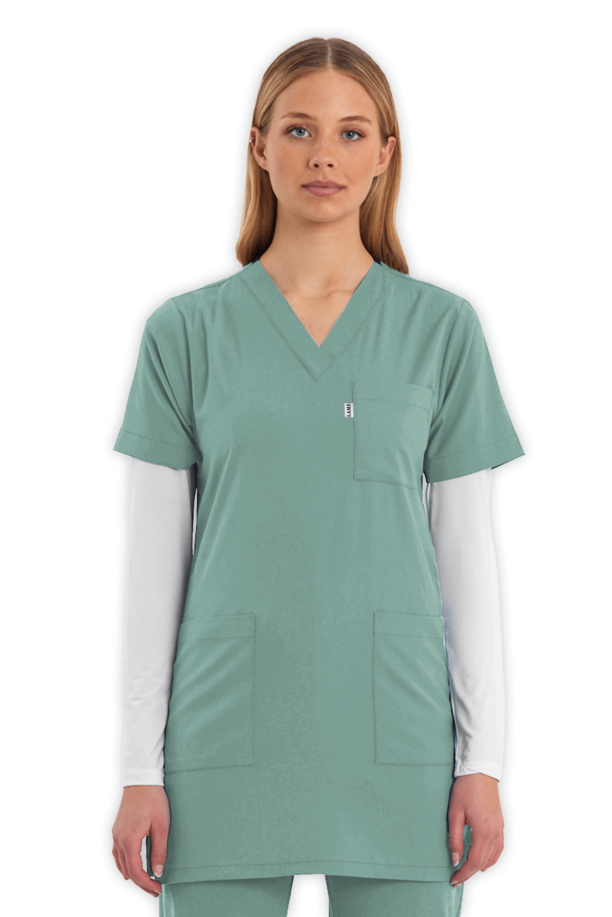 LAME Uniform Tunik Scrubs Takım – Mint Yeşili